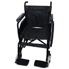 GENERICO - SILLA DE RUEDAS DE ACERO NEGRO