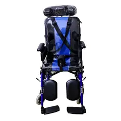 GENERICO - SILLA DE RUEDAS NEUROLÓGICA COLOR AZUL PARA ADULTO