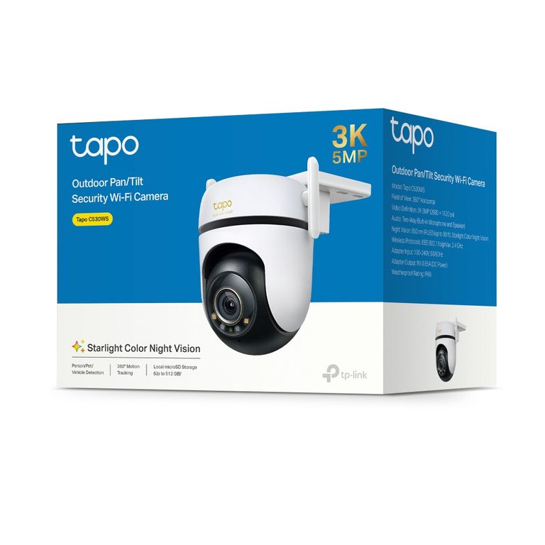Tapo C530ws 3k 5mp Cámara Seguridad 360° para exteriores Tp-link