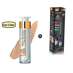 FREZYDERM - Velvet Sunscreen Color Face Spf50 50Ml + Aspiradora Grande Vertical