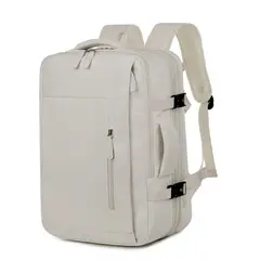 GENERICO - Mochila Equipaje de mano Expandible Puerto USB Gran Capacidad Viajes