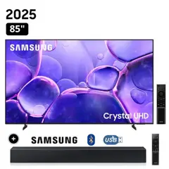 SAMSUNG - TELEVISOR 85 UHD 4K SMART TV UN85U8000FGXPE+Soundbar HW-B400F