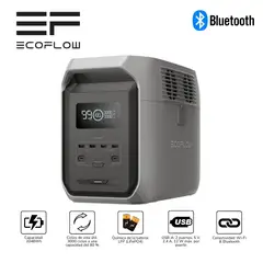 ECOFLOW - Estación de energía portátil 1800 Watts Delta 3 1500 - Negro