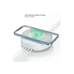 LDNIO - Cargador Inalámbrico de Escritorio 32W Original AW003