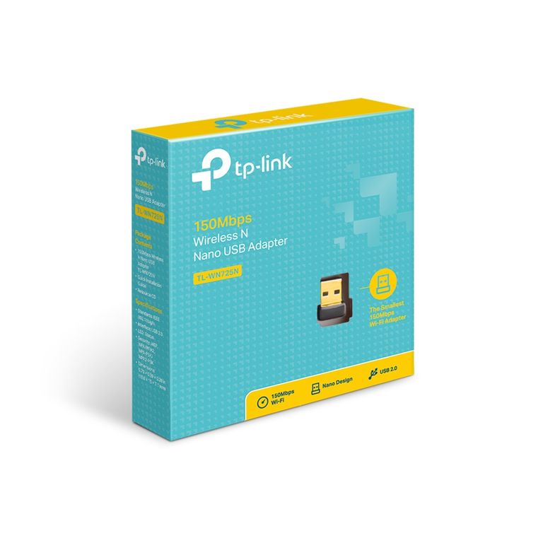 Adaptador USB Wifi Tp-Link TL-WN725N NANO 150MBPS
