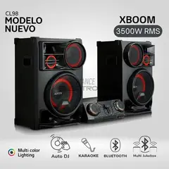 LG - Equipo de Sonido CL98 Bluetooth XBOOM 3500 Watts - Negro