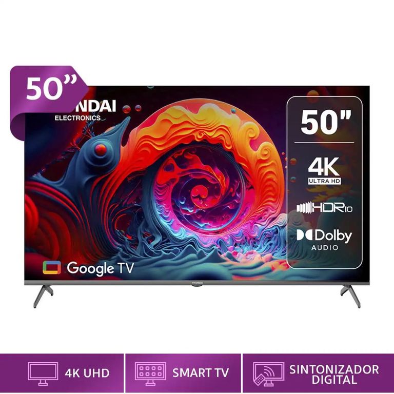 TELEVISOR 50 UHD 4K SMART GOOGLE TV HYLED5024G