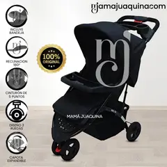 EBABY - Coche Cuna Deportivo 3 ruedas «DELTA SPORT» Black