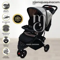 EBABY - Coche Cuna Deportivo 3 ruedas «DELTA SPORT» Beige