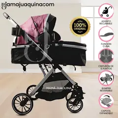 EBABY - Coche Moisés Travel System de Lujo «IBIZA» Edición Limitada Pink