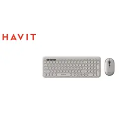 HALION - Kit Teclado y Mouse Inalambrico KB254GCM 99 TECLAS DPI 1600 4B