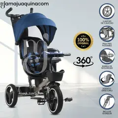 EBABY - Triciclo Guiador Reclinable «VENICE» Edición Limitada Blue