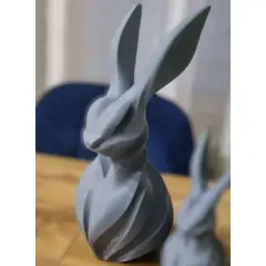 GENERICO - ADORNO EXCLUSIVO CONEJO GRIS 23cm x 10cm x 10cm