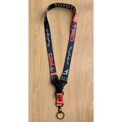 GENERICO - Lanyard Toyota Colgador TRD Llaves Corolla Cinta Auto Hilux Llavero