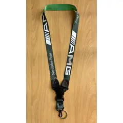 GENERICO - Lanyard Mercedes Benz Llavero Colgador AMG Llaves Cinta Carro