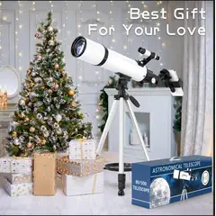 GENERICO - Telescopio Telescopio de 80mm Refractador Portátil