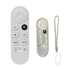 GENERICO - Control chromecast + funda gris claro + pilas