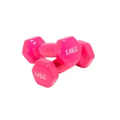 GENERICO - Mancuerna de Vinil de 1 KG - Fucsia