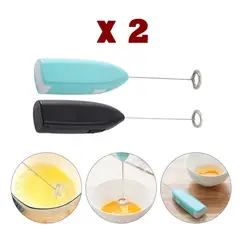 GENERICO - MINI BATIDORA ELECTRICA DE MANO INALAMBRICA PORTATIL ESPUMADERA