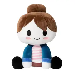 GENERICO - Peluche Niña Roblox Avatar Pelo Tocino - Mide 20 cm