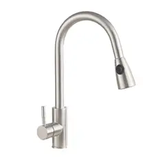 XM - GRIFO MEZCLADORA PICO EXTRAÍBLE PARA COCINA PLATEADO MC304-0300