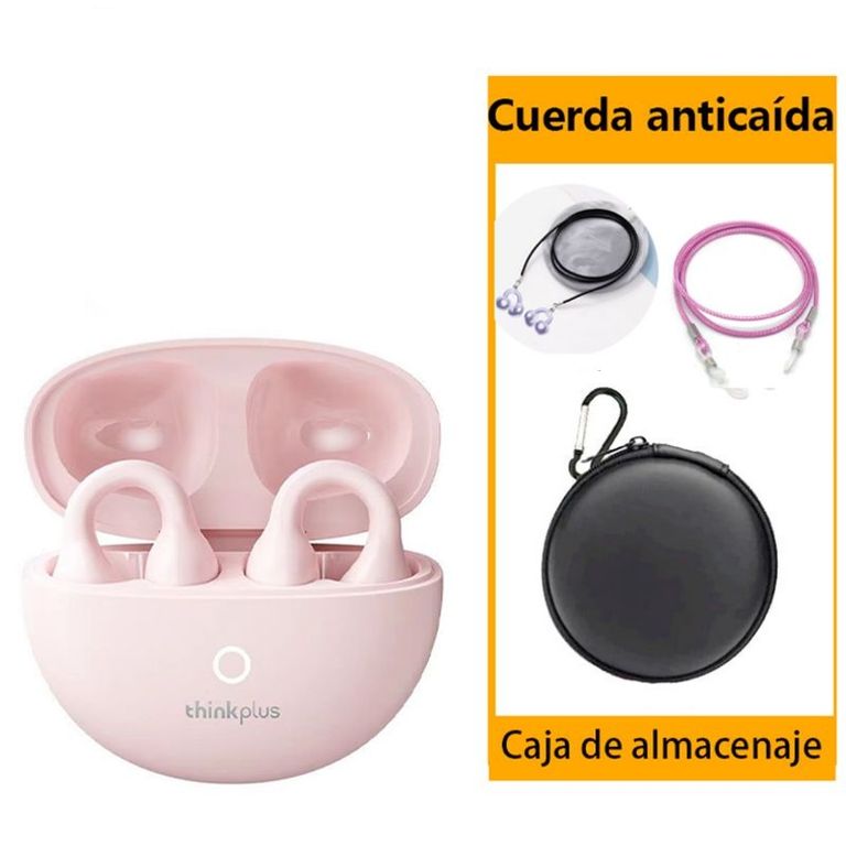 Audífonos LP25 Tws Bluetooth Rosa 5.4 Y Ropa protectora