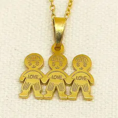 GENERICO - Collar niños familia para mujer