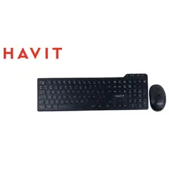 HALION - Kit Teclado y Mouse Inalambrico KB262GCM 109 Teclas 4B DPI 1600