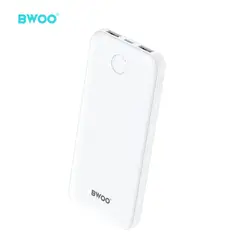 GENERICO - CARGADOR PORTATIL POWERBAK 10000MAH 2 PUERTOS USB 1 USB-C BO-P31 BWOO