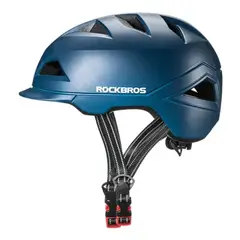ROCKBROS - Casco bicicleta Urbano Certificado ligero TS-56 Azul