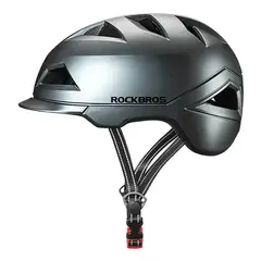 ROCKBROS - Casco bicicleta Urbano Certificado ligero TS-56 Titanium