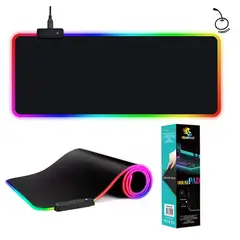 GENERICO - MOUSE PAD XL 80X30 Gamer con Luces RGB Con Switch de Cambio Yelandar