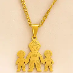 GENERICO - Collar Papá y niños familia Unisex