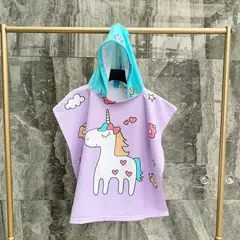 PIA COPELLO STORE - Toalla de Baño con Capucha - Unicornio