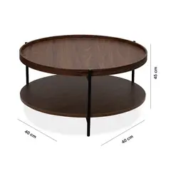 TUGO - Mesa De Centro Celeste Nogal