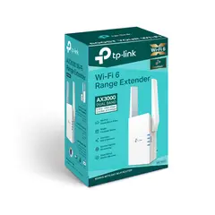 TP LINK - Extensor de Rango Wi-Fi 6 TP-Link RE705X AX3000, Doble Banda, EasyMesh