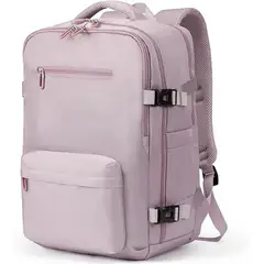 VATYERTY - Mochila de viaje para portátil para mujer y hombre Rosado