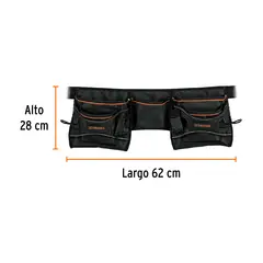 TRUPER - Cinturón Portaherramientas 20 Compartimentos 15314