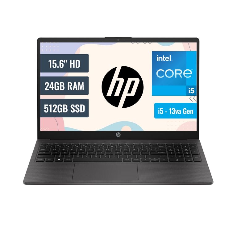 Laptop 250 G10 15.6", Intel Core I5-1334U, Ram 24GB, Disco solido 512GB
