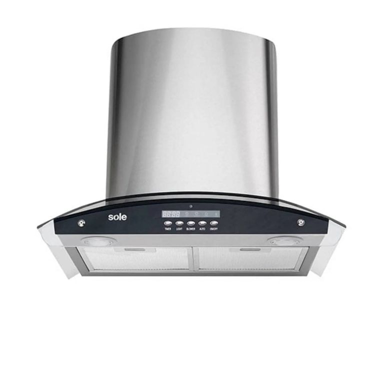 Campana Decorativa Acero Inoxidable, 230W, 60 Cm TURE82CO