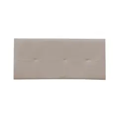 GENERICO - Cabecera aérea reforzada Sabana - 15plz Beige oscuro - Tela antifluido