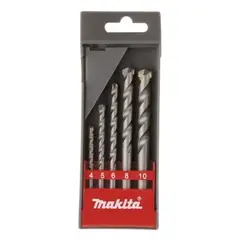 MAKITA - Set Brocas Para Concreto x 5 pzas D-05175 - Gris