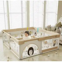 GENERICO - Corral Grande Infantil de Bebes y Niños Corralito Animales