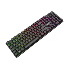 TEROS - Teclado Gamer TE-4072G - RGB USB negro