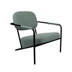 XION - Butaca Ergonómica Moderna Nirvana Para Sala y Descanso Tapiz Verde