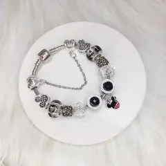 GENERICO - Pulsera Tipo Brazalete Red and Black