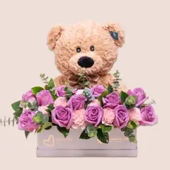 GENERICO - Box Pack Rosas y Mix Flores