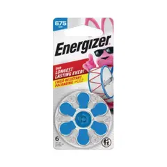 ENERGIZER - Caja de 60 Pilas Auditiva 675 blister x 6