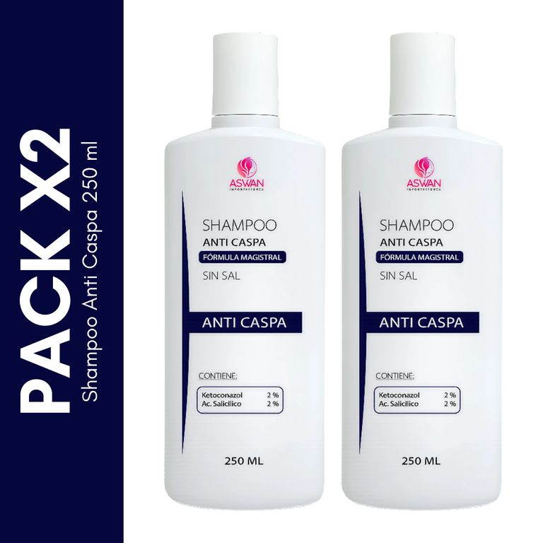 Pack x2 Shampoo Anti Caspa 250 ml