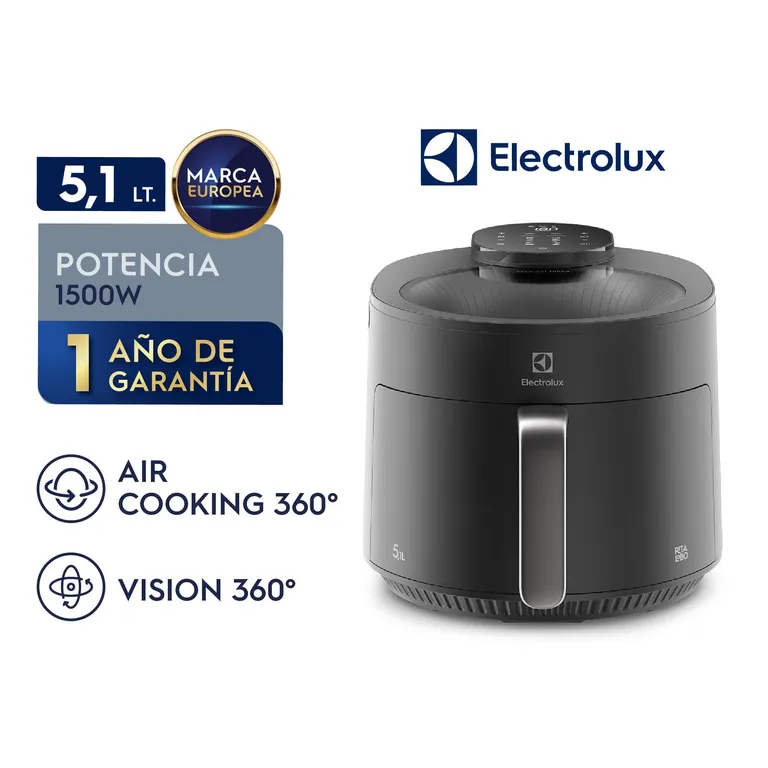Freidora de Aire EAF170 5,1 L Expert con Vision360
